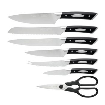 Scanpan Classic 8 Piece Knife Block Set sh/18187 inclusions