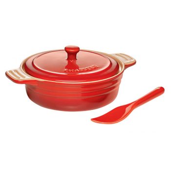 Chasseur La Cuisson Red Camembert Baker with Spreader