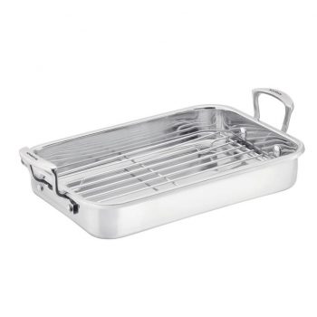 Scanpan Impact Roasting Pan with Rack 42x26cm