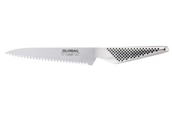 Global GS-14 Utility Knife 15cm Serrated sh/79511