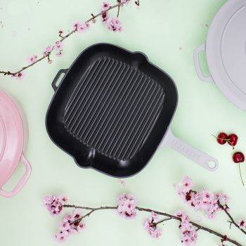 Cherry Blossom and Dusk Grey Cast Iron 19227 DS