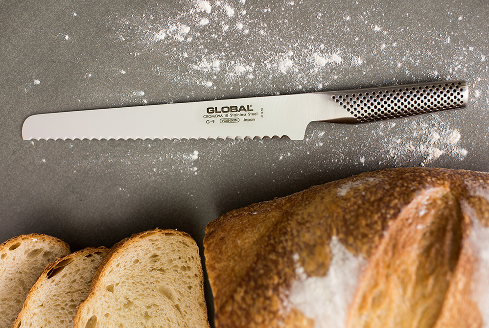 Global G-9 Bread Knife 22cm Product Image 0