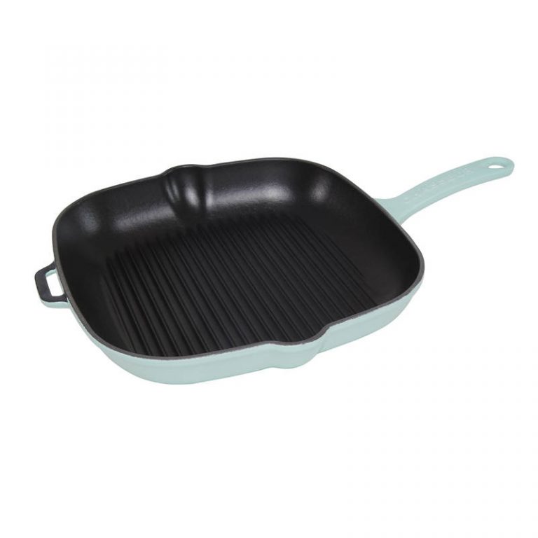 Square 25cm Grill Pan Duck Egg Blue 19545