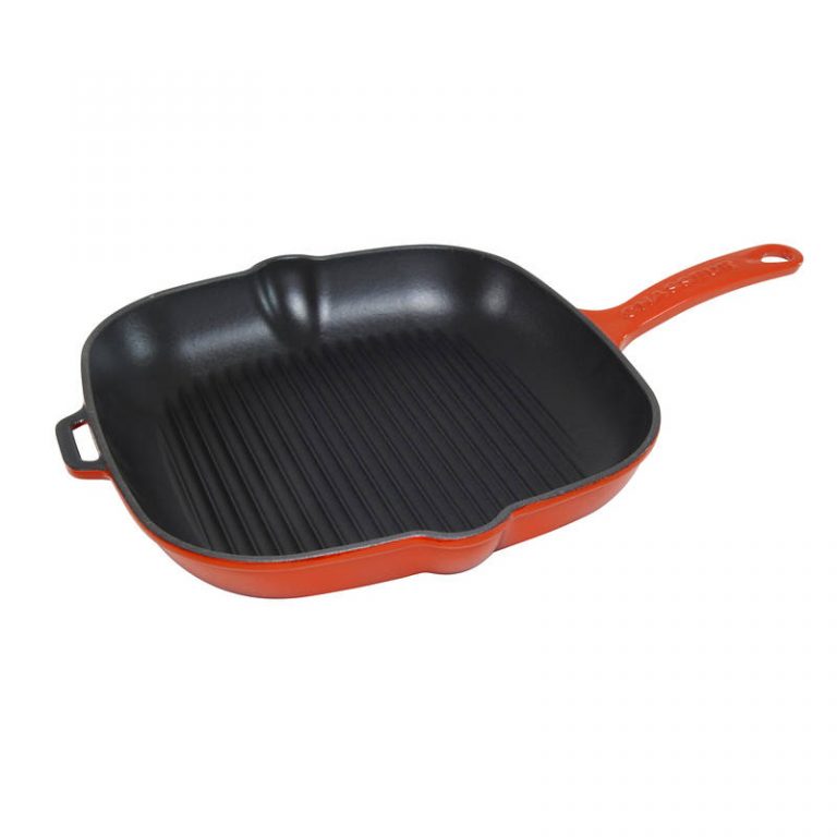 Square 25cm Grill Pan Inferno Red 19257