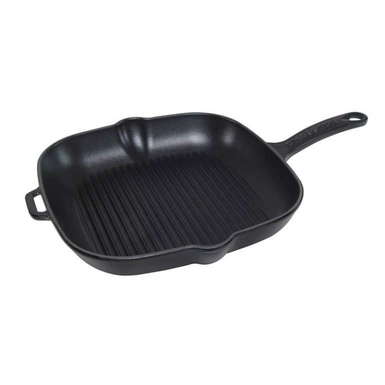 Square 25cm Grill Pan Matte Black 19671