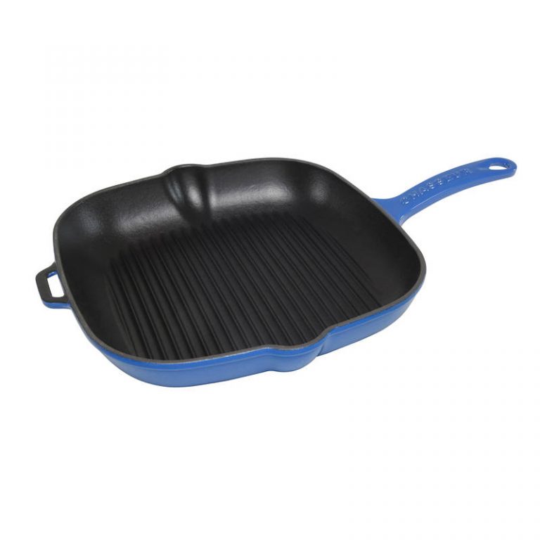 Square 25cm Grill Pan Sky Blue 19357