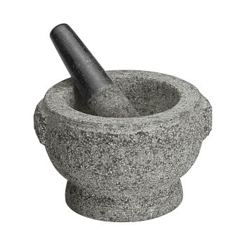Avanti Rough Granite Mortar & Pestle 17cm