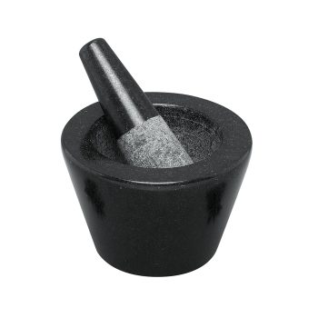 Avanti Black Granite Mini Conical Mortar & Pestle 13cm