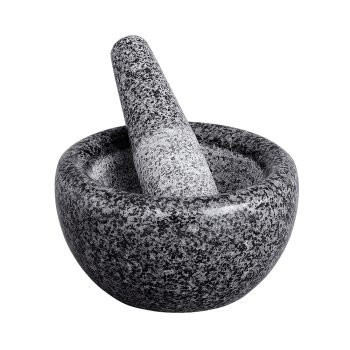 Avanti Black Speckled Granite Mortar & Pestle 18cm