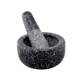 Avanti Black Speckled Granite Mini Mortar & Pestle 9.5cm