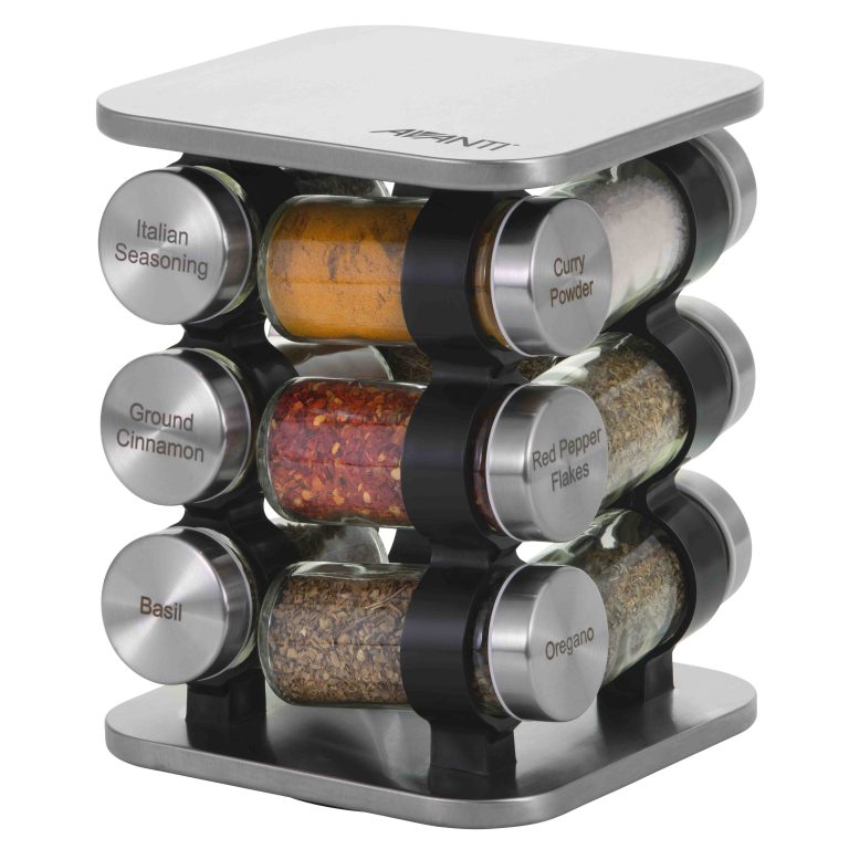 Avanti Revolving Spice Rack Set 12 Jars sh/15012