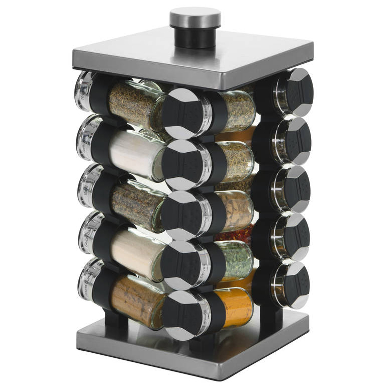 Avanti Revolving Spice Rack Set 20 Jars
