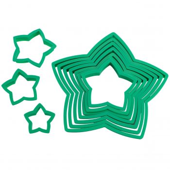 Avanti Star Christmas Tree Cookie Cutter Set