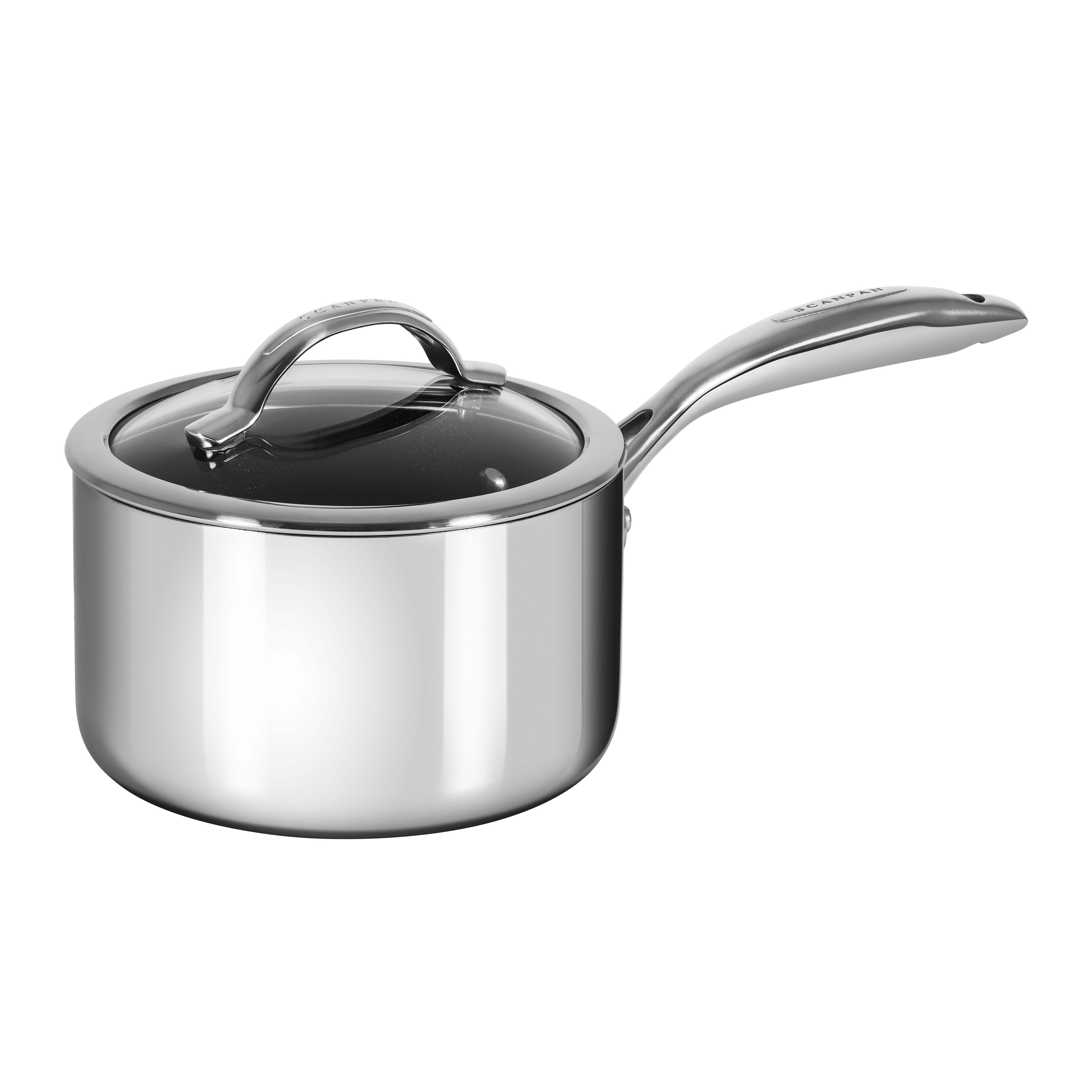 Scanpan HaptIQ Saucepan with Glass Lid (3 Sizes) Chef's Complements