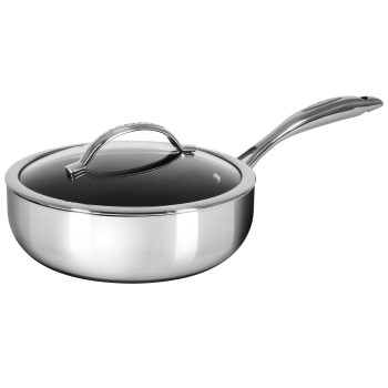 Scanpan HaptIQ Deep Sauté Pan with Glass Lid 26cm