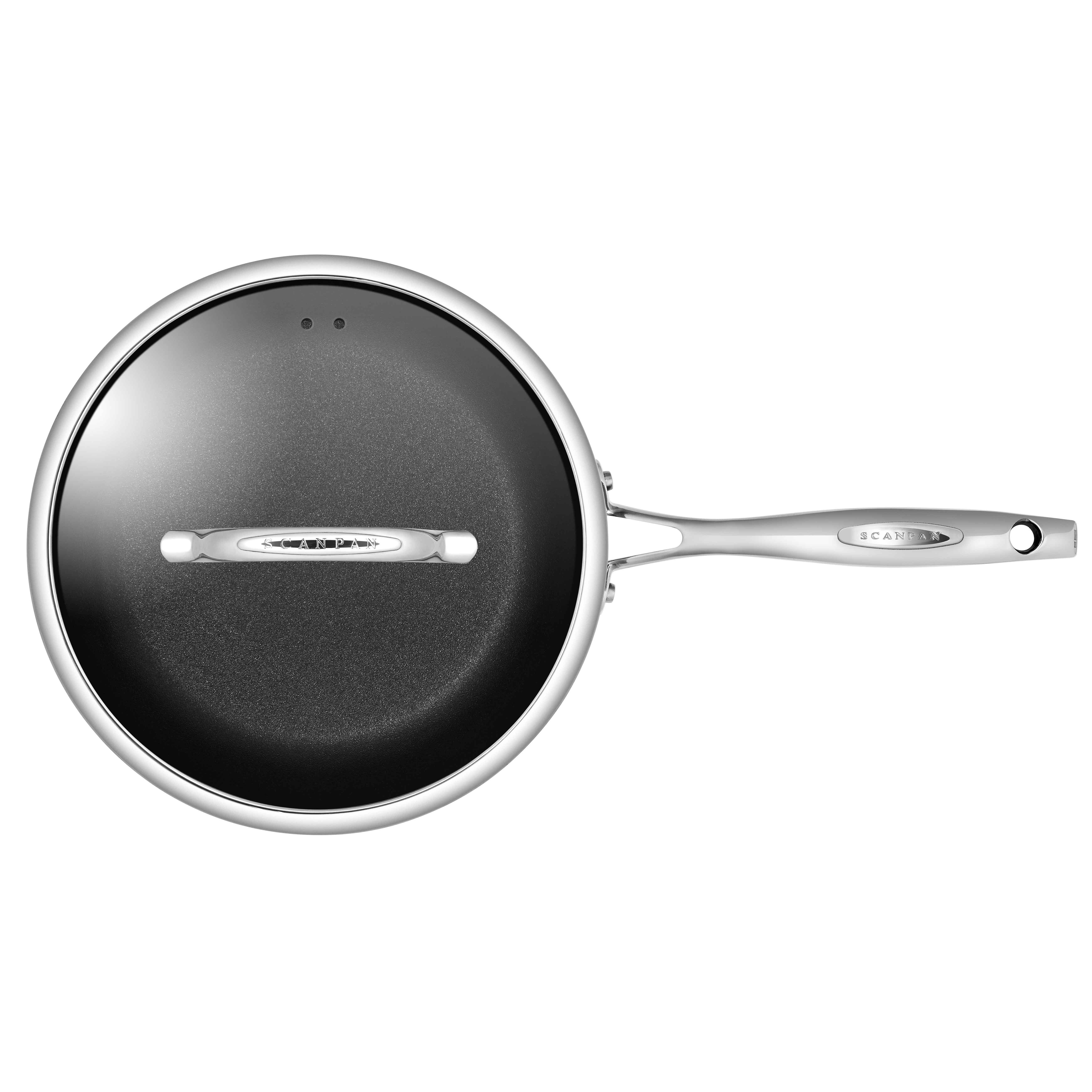 Scanpan HaptIQ Deep Sauté Pan with Glass Lid 26cm Chef's Complements
