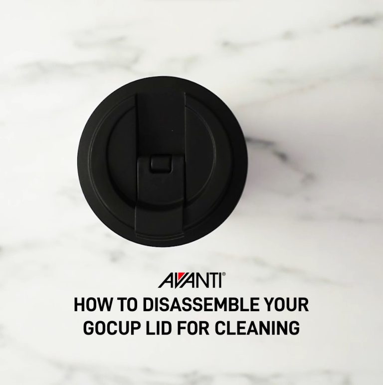 Avanti GoCup Lid Cleaning