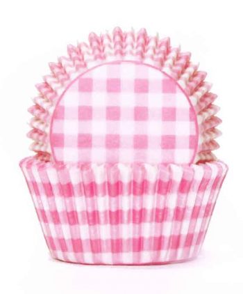 BXP700R 908910 pink gingham baking cases