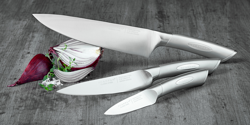 Scanpan Classic 3 Piece Chef's Knife Set