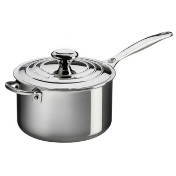 Le Creuset Signature 3Ply Stainless Steel Saucepan 20cm / 3.8L