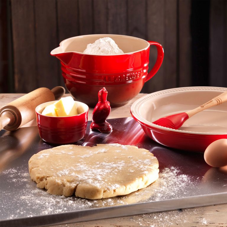 Cerise Baking Ramekin, Pie Bird, Mixing Jug, Basting Brush, Pie Dish