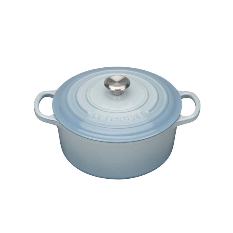 Le Creuset Cast Iron Casserole 22cm Coastal Blue