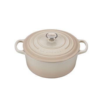 Le Creuset Cast Iron Casserole 22cm Meringue