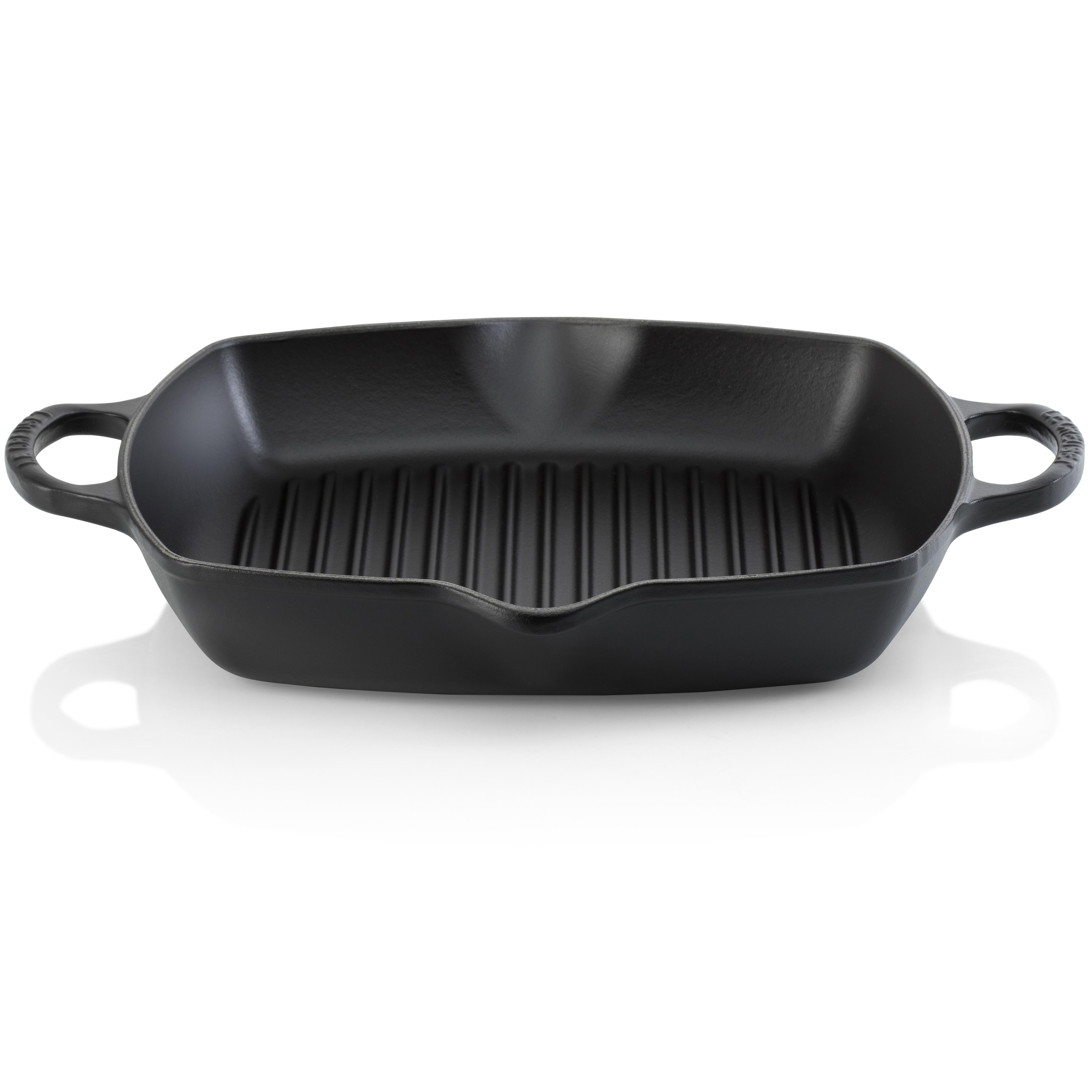 Le Creuset Signature Cast Iron Deep Square Grill 30cm (3 Colours) Chef's Complements