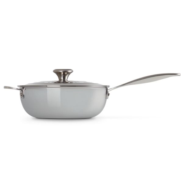 Le Creuset Signature 3Ply Stainless Steel Non-Stick Chefs Pan with Handle 24cm / 3.3L Product Image 3