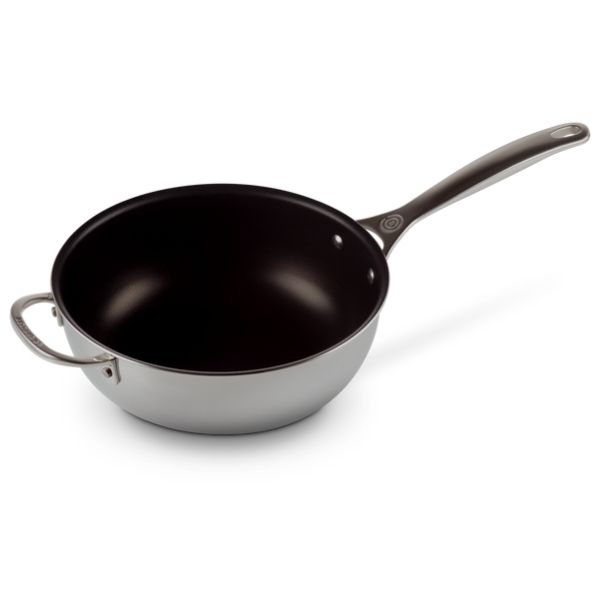 Le Creuset Signature 3Ply Stainless Steel Non-Stick Chefs Pan with Handle 24cm / 3.3L Product Image 4