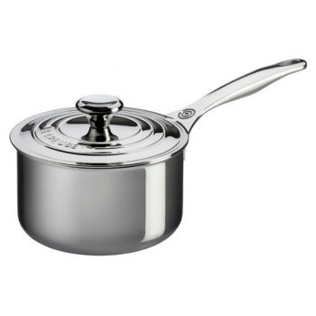 Le Creuset Signature 3Ply Stainless Steel Saucepan 18cm / 2.8L