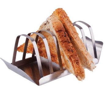 2332 stainless steel toast rack with toast