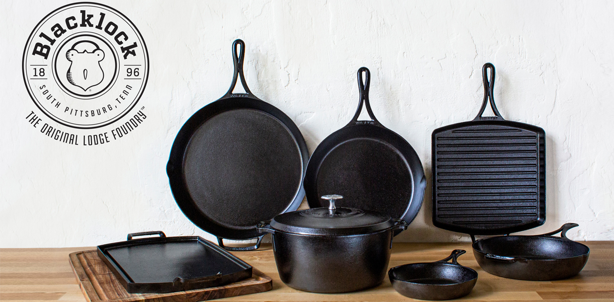 Lodge Blacklock Cast Iron Skillet Set