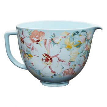 white gardenia kitchenaid ceramic bowl