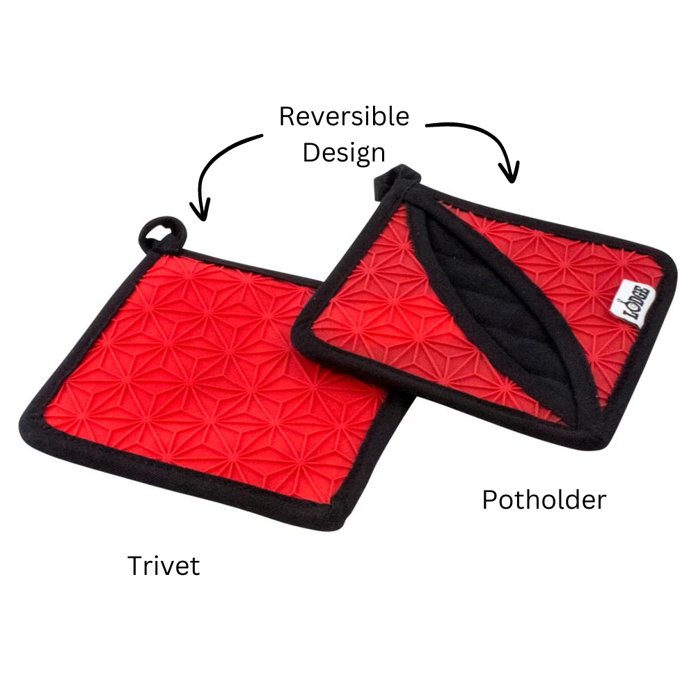 Lodge Silicone Reversible Trivet Pot Holder 1000px