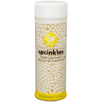 Wilton Sugar Pearls (6 Colours) - White