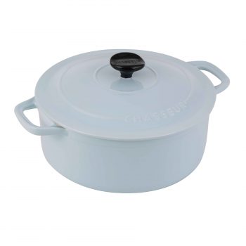 Chasseur Macaron Collection Casserole Duck Egg Blue 24cm