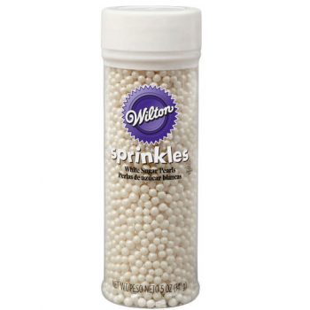 white sugar pearls wilton