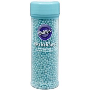 wilton blue sugar pearls