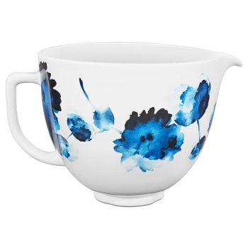 ink blue ceramic bowl to fit kitchenaid mixer