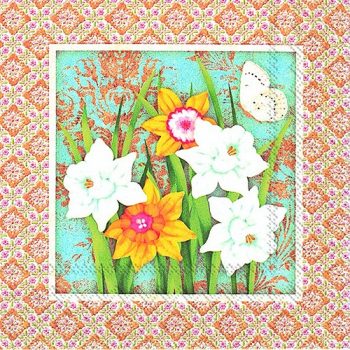 L768500 IHR Lunch Napkin Pretty Spring