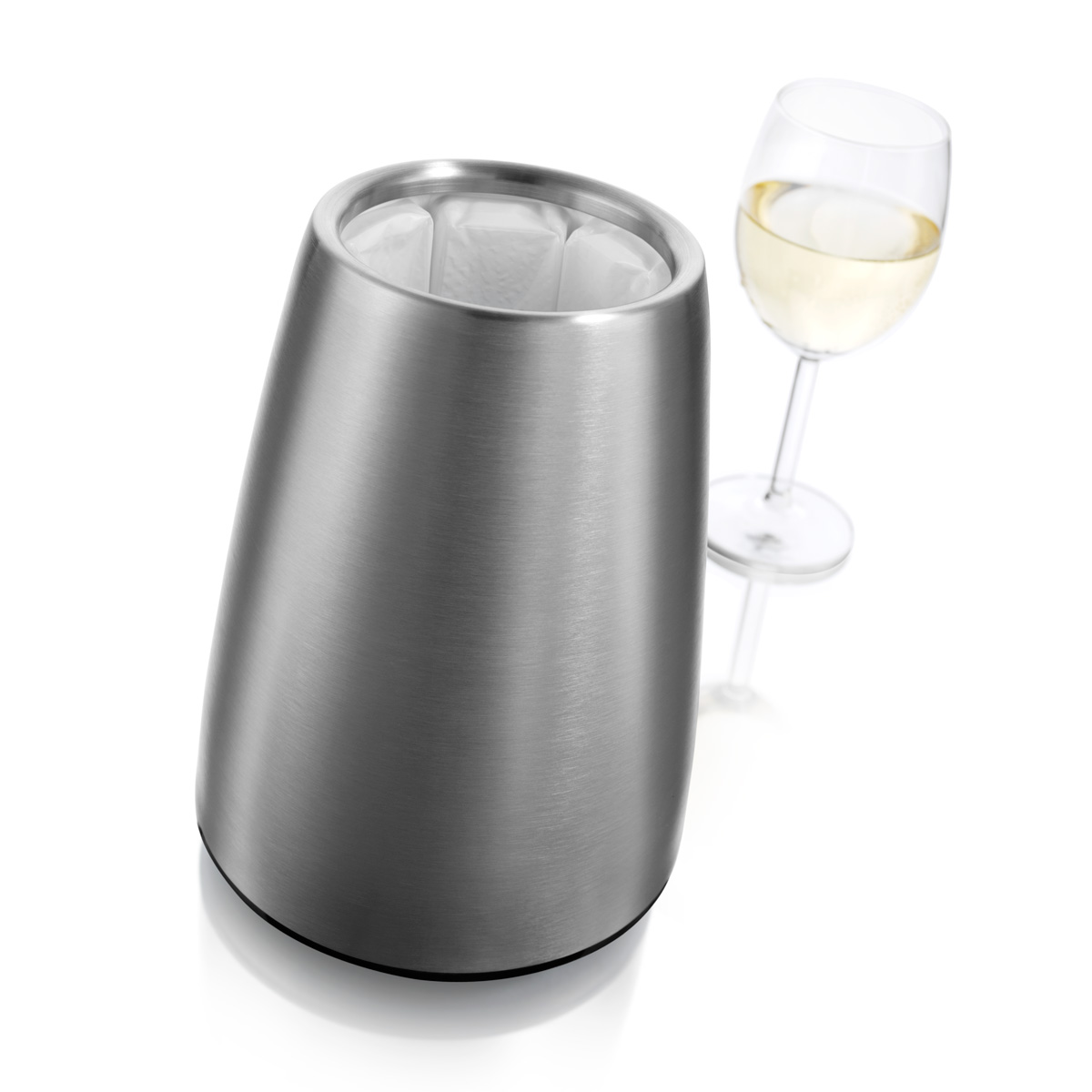Vacu Vin Active Cooler Wine Elegant Stainless Steel Product Image 1
