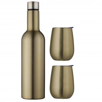 Avanti Signature Series Double Wall Insulated Wine Traveller Set (3 Colours)