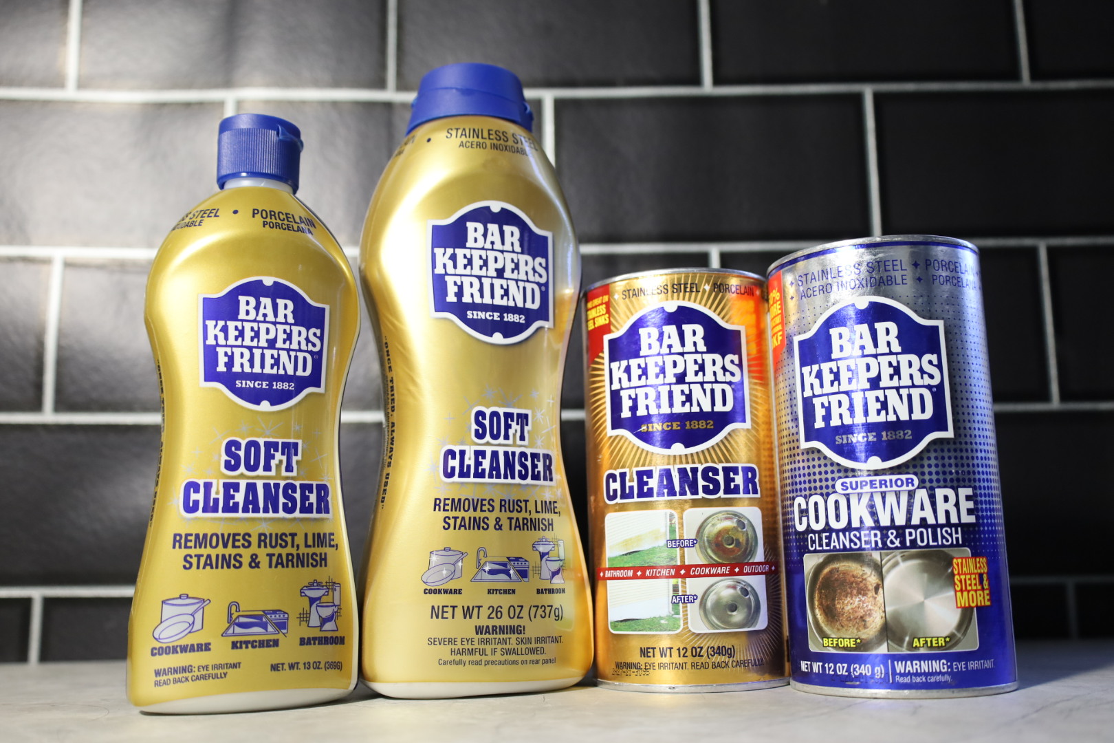 Bar Keepers Friend Cleanser & Polish 340g Can Product Image 2