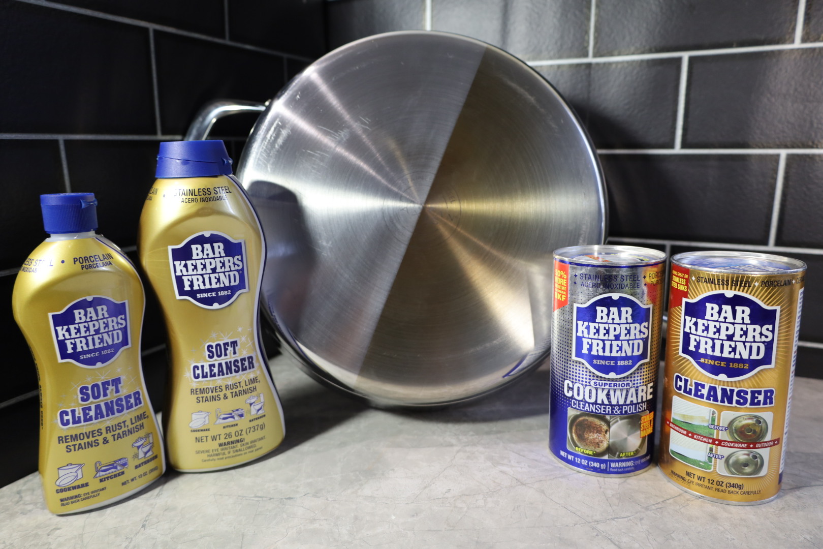 Bar Keepers Friend Cookware Cleanser & Polish 340g Can Product Image 0