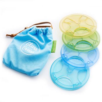 Glass On The Grass Wine Glass Coaster Beach Collection
