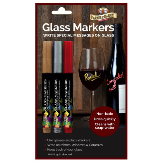 Parker & Bailey glass marker pens