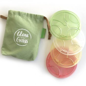 Glass On The Grass Wine Glass Coaster Picnic Collection