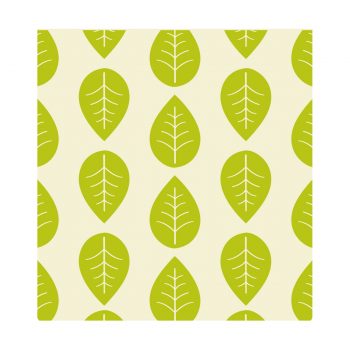 Karlstert Natural Beeswax Sandwich Pouch Leaves Set of 2