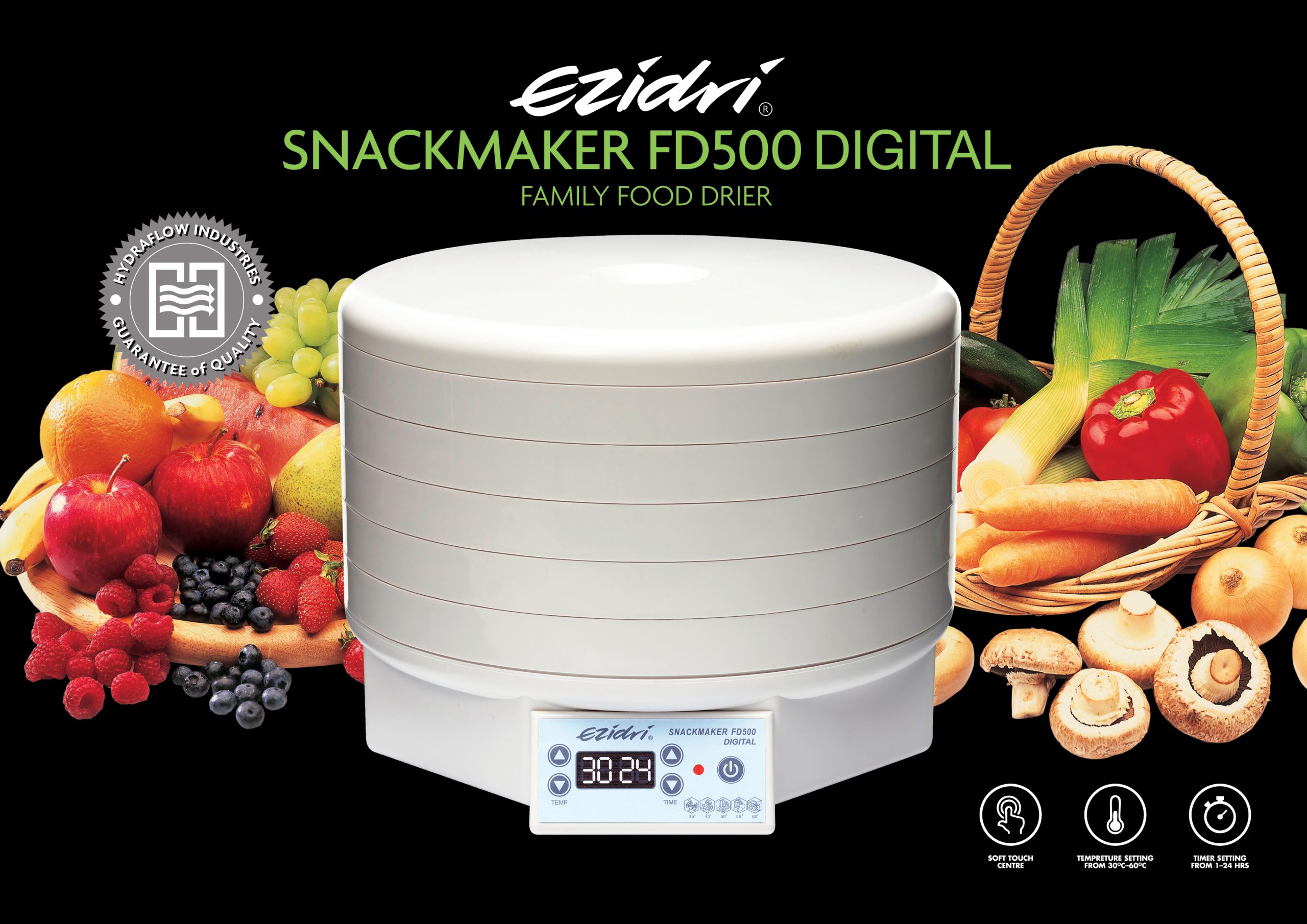 EZIDRI FD500 Snackmaker Food Dehydrator Product Image 3
